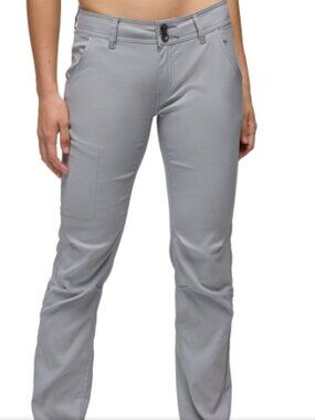 Halle Straight Pant, Size 0P, Stone Gray, Light Grey